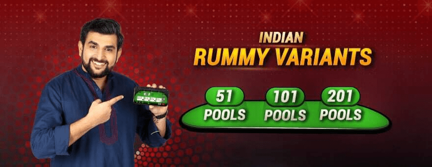Online Indian rummy formats offering points deals and pool options